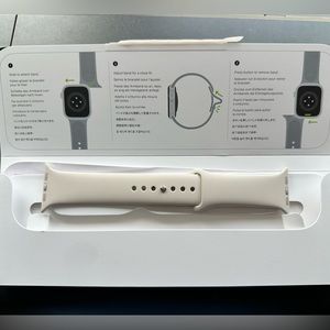 Genuine Apple Sports Band - 45 mm M/L - Starlight